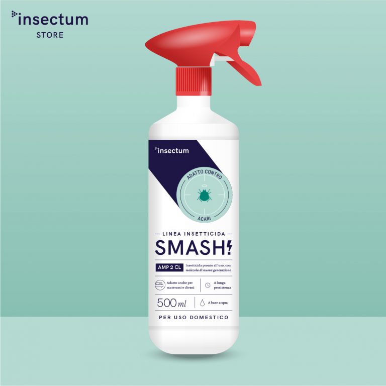 Spray insetticida per tessuti e superfici contro gli acari
