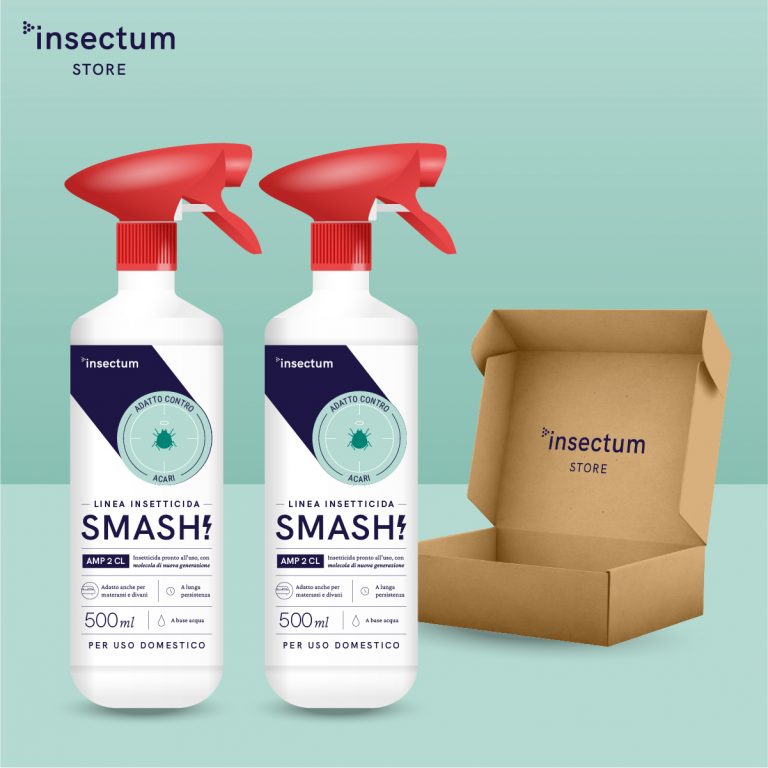 Spray insetticida per tessuti e superfici contro gli acari