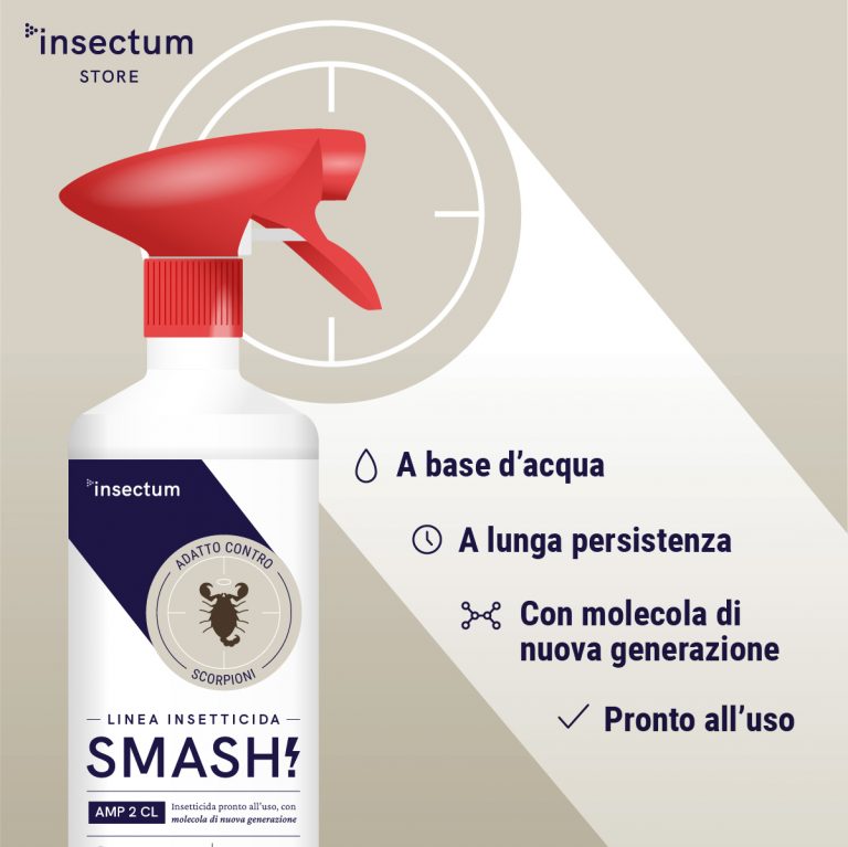 Spray insetticida per tessuti e superfici contro gli scorpioni