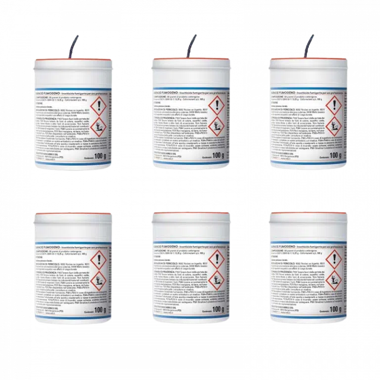 Duracid fumogeno insetticida 6 confezioni