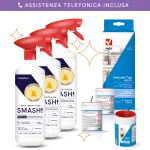 Insieme di prodotti per disinfestazione fai da te tarme dei tessuti
