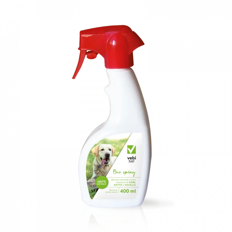 Bio spray barriera naturale per parassiti di cane, gatto e cavallo